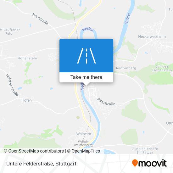 Untere Felderstraße map