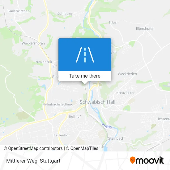 Карта Mittlerer Weg
