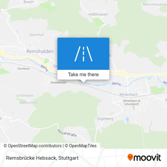 Remsbrücke Hebsack map