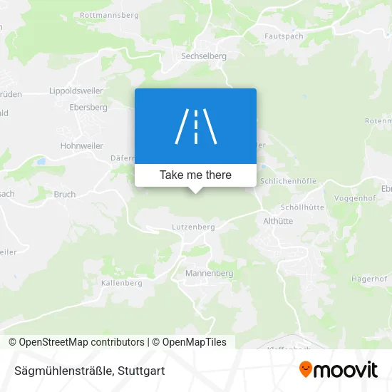 Карта Sägmühlensträßle