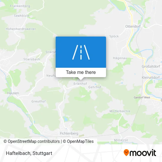 Haftelbach map