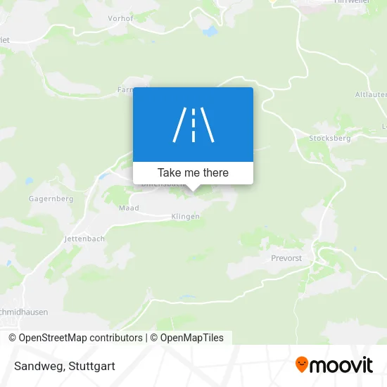 Карта Sandweg