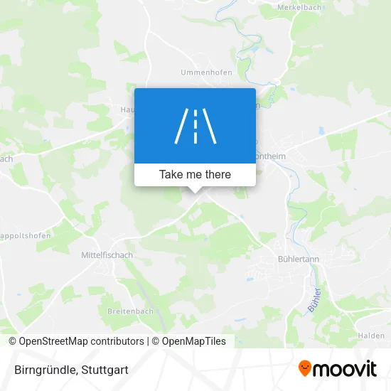 Карта Birngründle