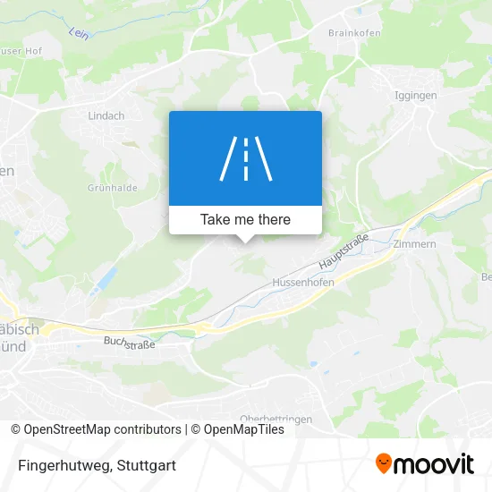 Карта Fingerhutweg