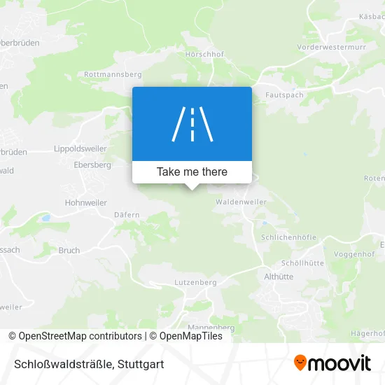 Карта Schloßwaldsträßle