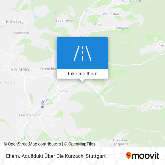 Ehem. Aquädukt Über Die Kurzach map