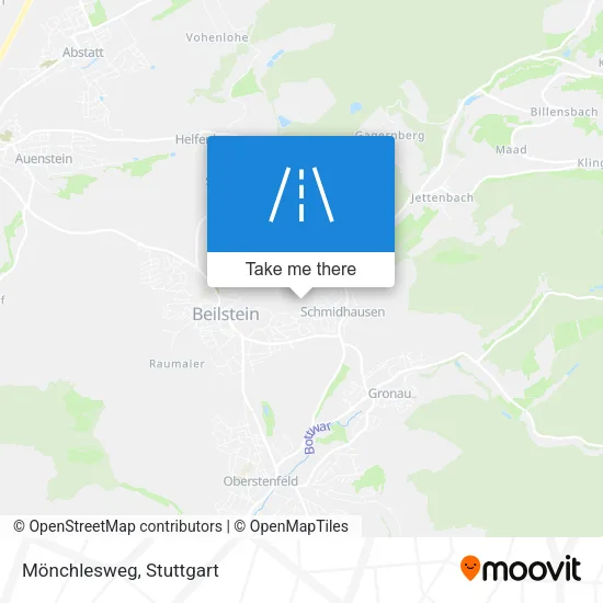 Карта Mönchlesweg