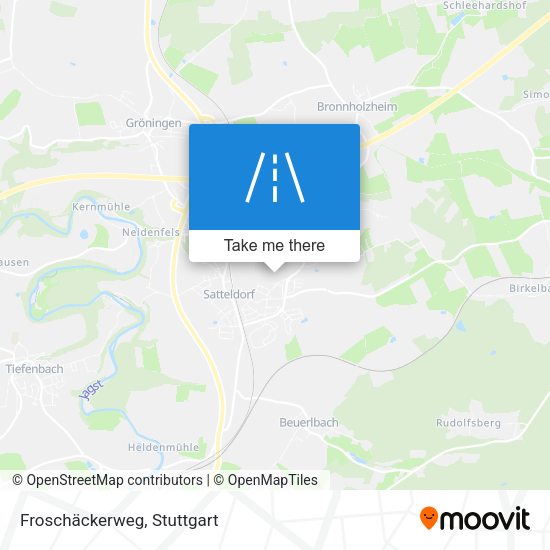 Froschäckerweg map
