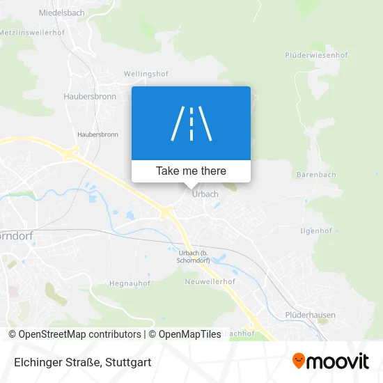 Карта Elchinger Straße