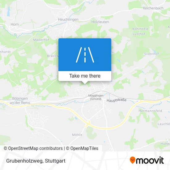 Grubenholzweg map