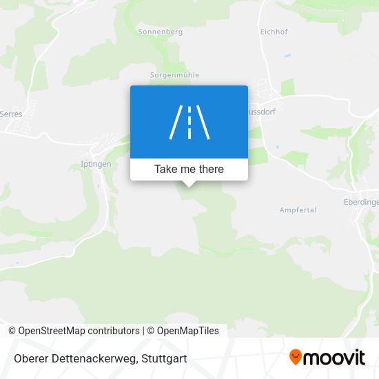 Карта Oberer Dettenackerweg