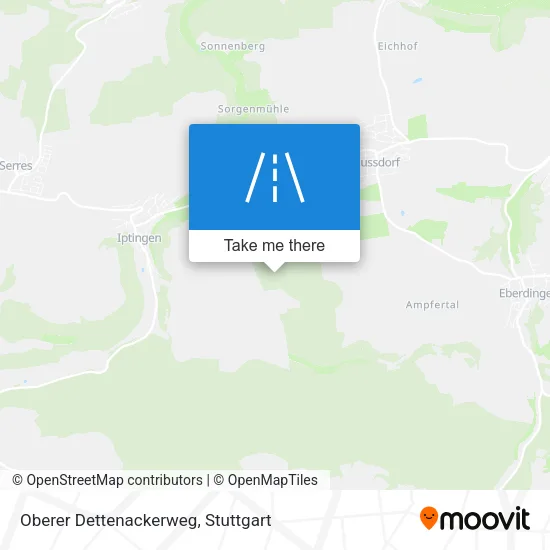 Карта Oberer Dettenackerweg