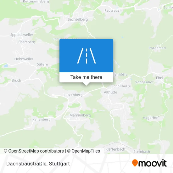 Карта Dachsbausträßle