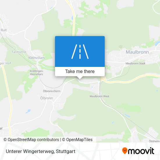 Unterer Wingerterweg map