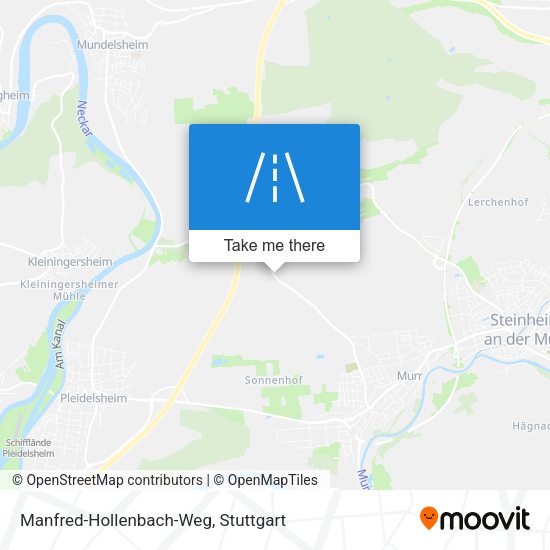 Manfred-Hollenbach-Weg map