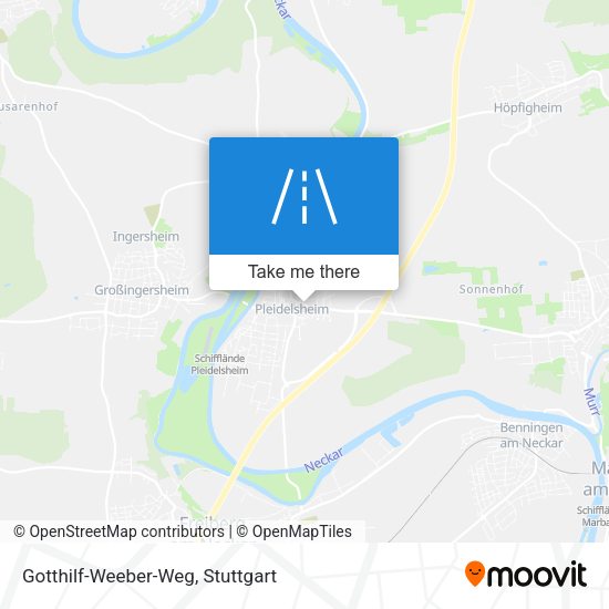 Карта Gotthilf-Weeber-Weg
