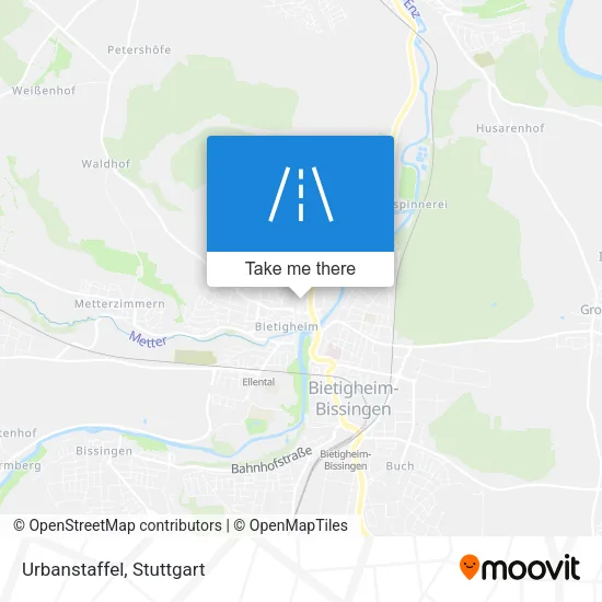 Карта Urbanstaffel