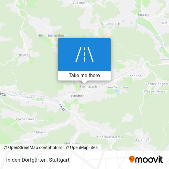 In den Dorfgärten map