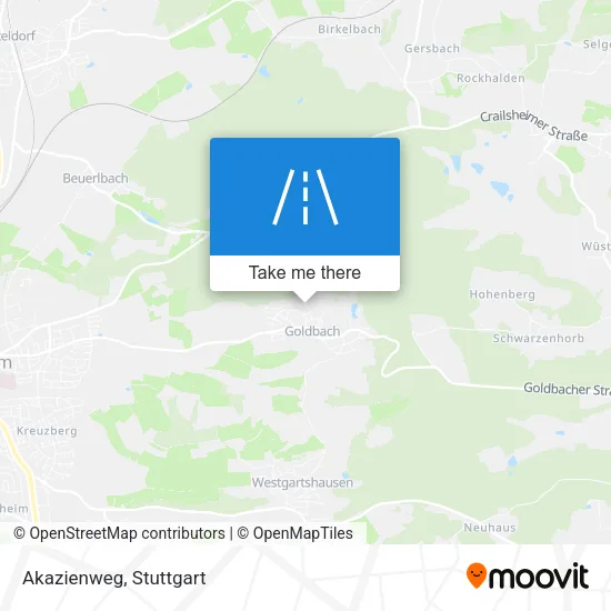 Карта Akazienweg