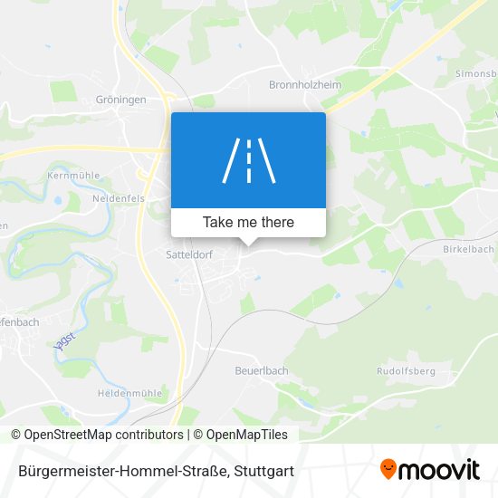 Bürgermeister-Hommel-Straße map