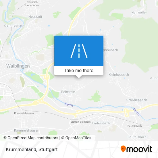 Krummenland map