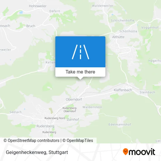 Карта Geigenheckenweg