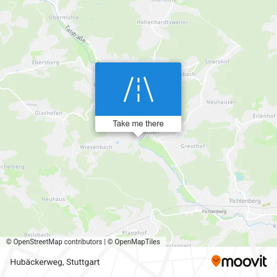 Карта Hubäckerweg