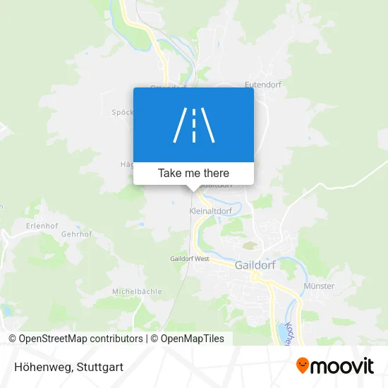 Карта Höhenweg