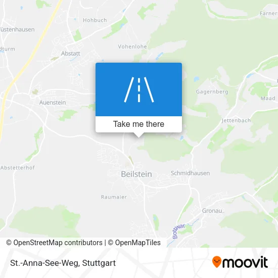 Карта St.-Anna-See-Weg