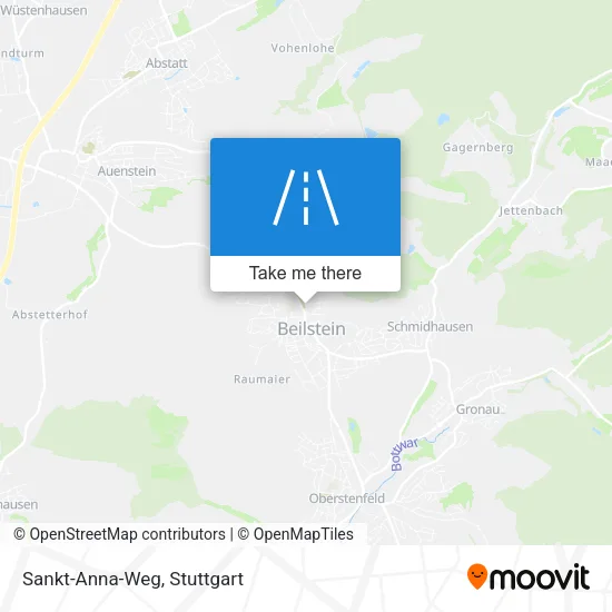 Карта Sankt-Anna-Weg