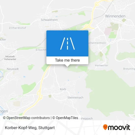 Карта Korber-Kopf-Weg