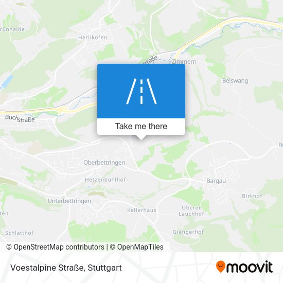 Voestalpine Straße map