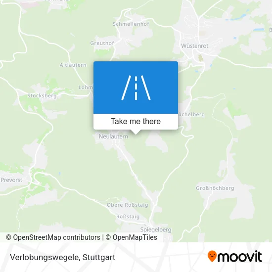 Карта Verlobungswegele