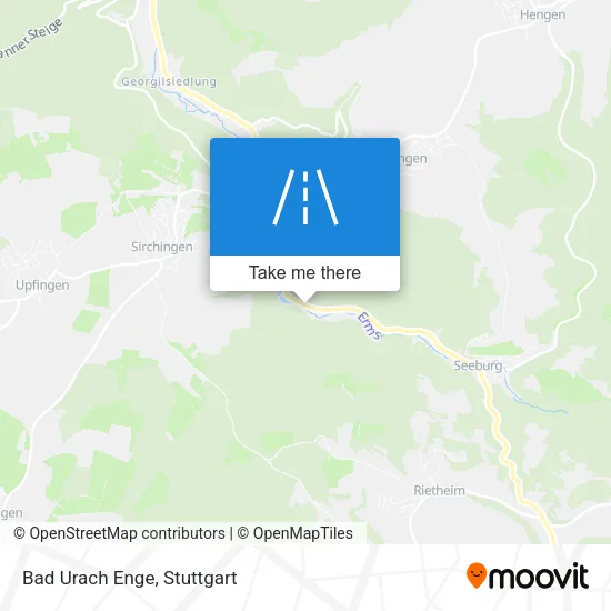 Карта Bad Urach Enge