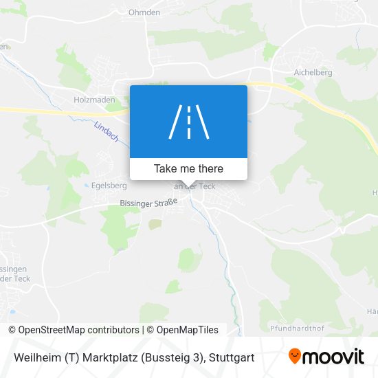 Weilheim (T) Marktplatz (Bussteig 3) map