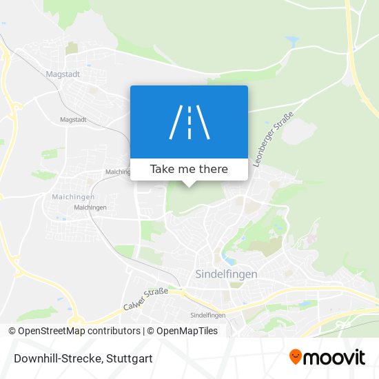 Downhill-Strecke map