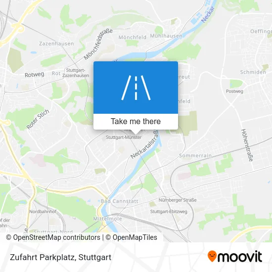 Карта Zufahrt Parkplatz