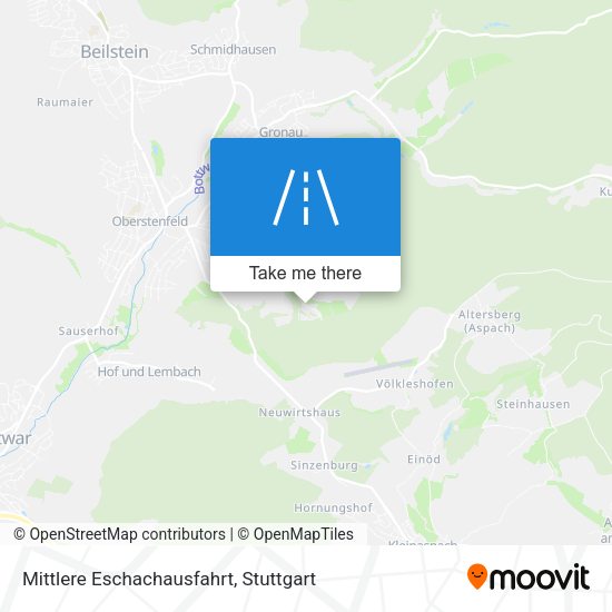 Mittlere Eschachausfahrt map