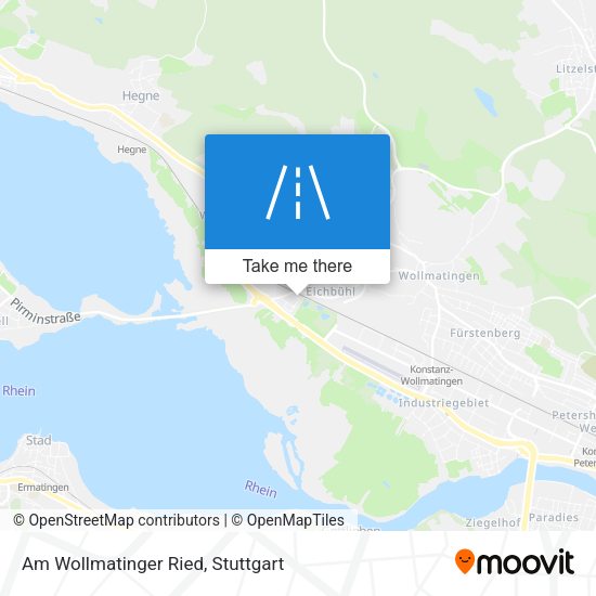 Карта Am Wollmatinger Ried