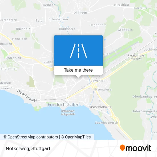 Карта Notkerweg
