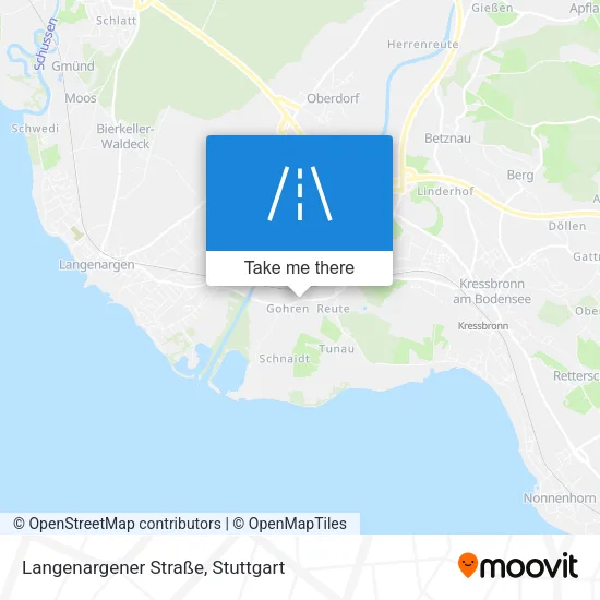 Карта Langenargener Straße