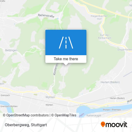 Oberbergweg map