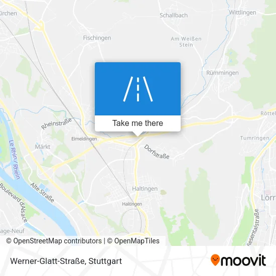 Карта Werner-Glatt-Straße