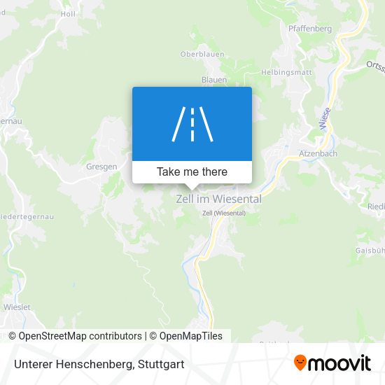 Unterer Henschenberg map