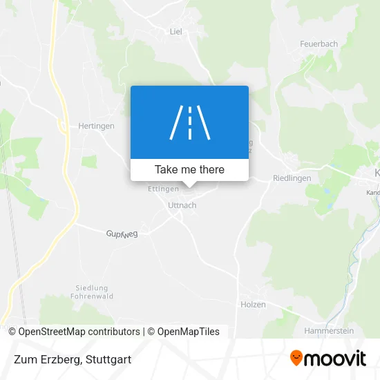 Карта Zum Erzberg