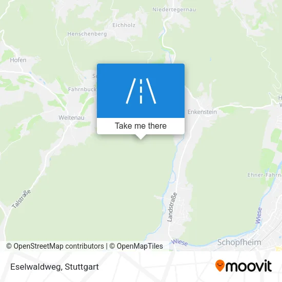 Eselwaldweg map