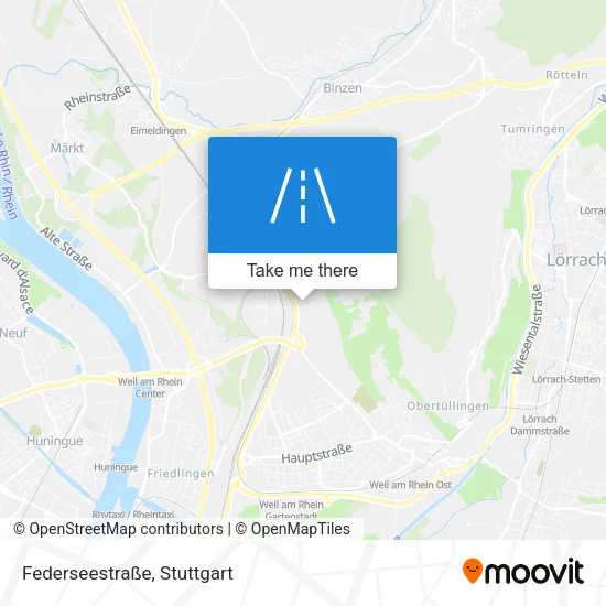 Карта Federseestraße