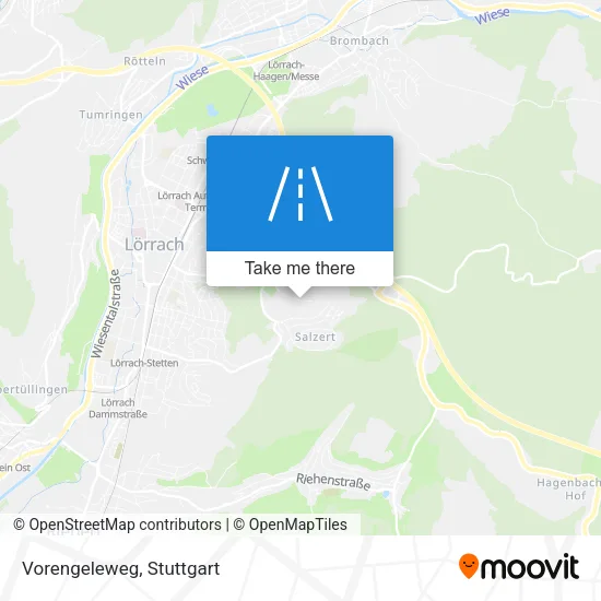 Карта Vorengeleweg
