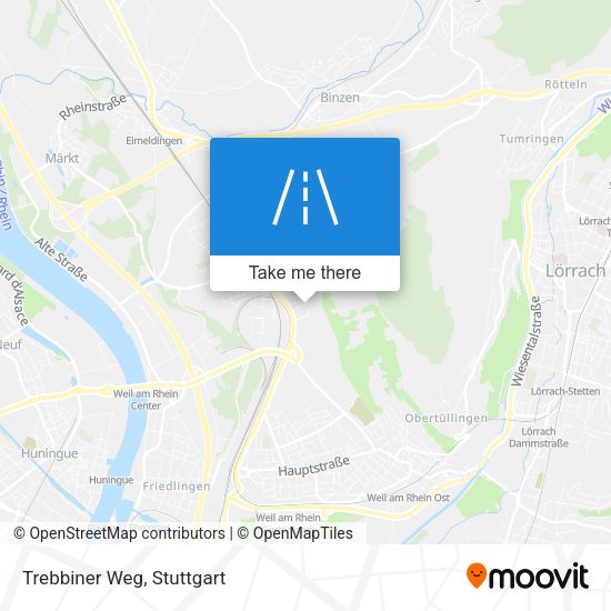 Карта Trebbiner Weg