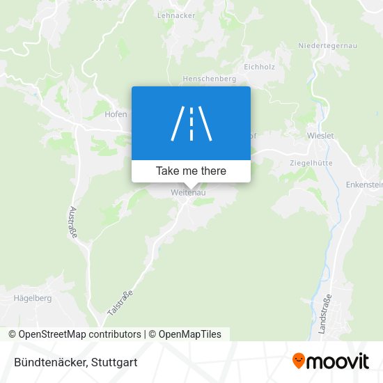 Bündtenäcker map